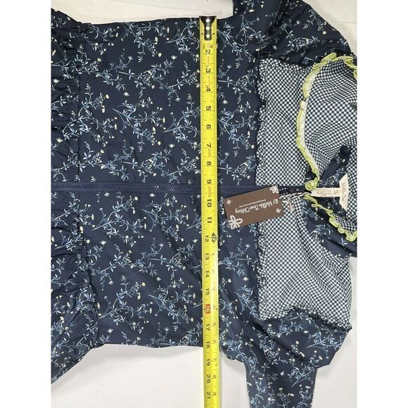 NewMatilda Jane Girls Blue Hooded Jacket Size 16 Floral Enchanted Garden - Picture 11 of 15